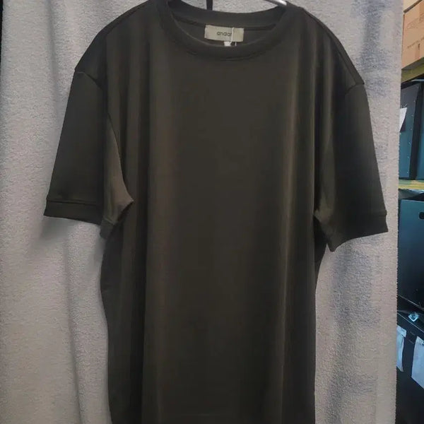 [BUNJANG] Andar Vint Olive Round Short-Sleeve T-Shirt Men's L / 안다르 빈트 올리브 라운드 반팔 남성 L