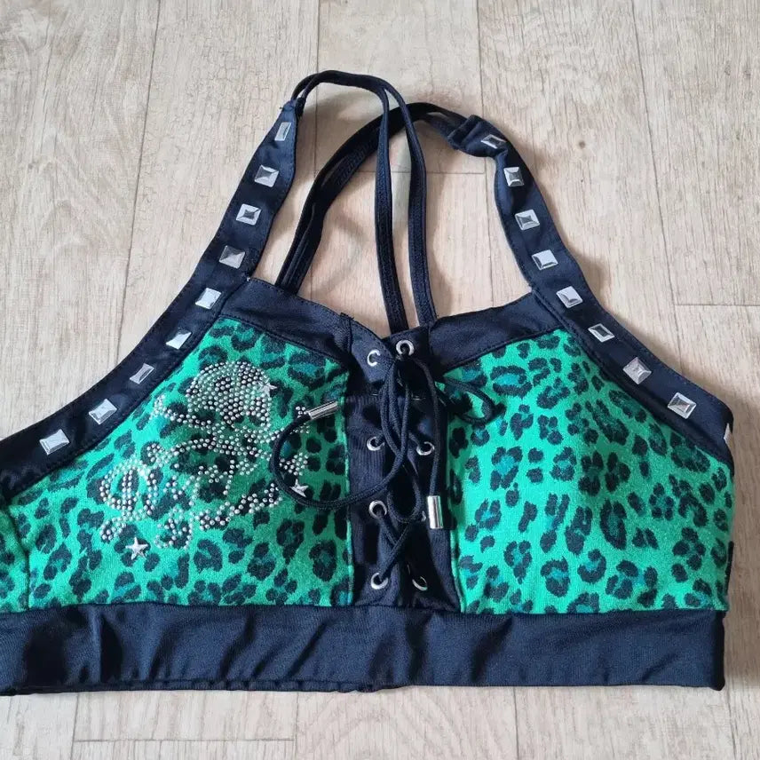 [BUNJANG] Women's Dance Aerobics Bra Top / 댄스 에어로빅등 운동복 브라탑 상의