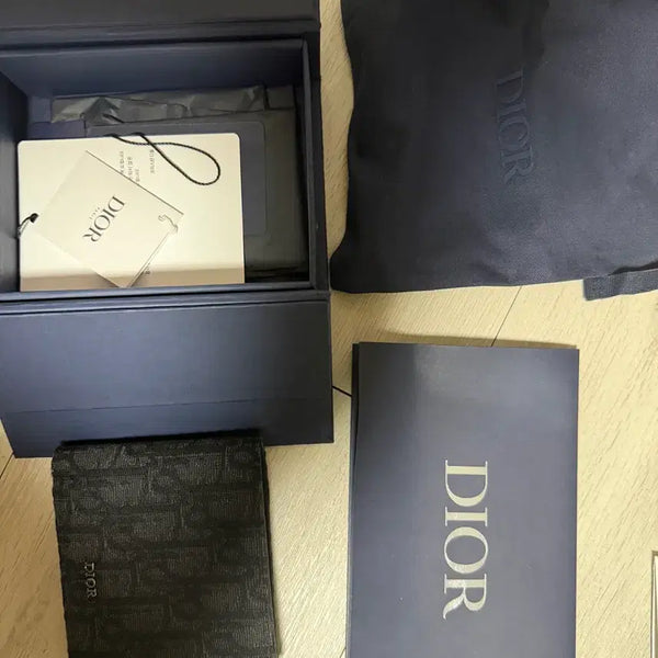 [BUNJANG] Dior Oblique Bifold Wallet Black / 디올 오블리크 반지갑 블랙