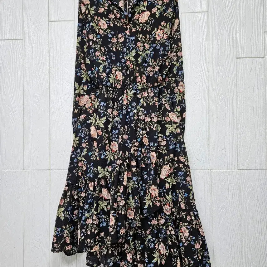[BUNJANG] Asymmetric Hem Wrap Dress / 랩치마언발원피스