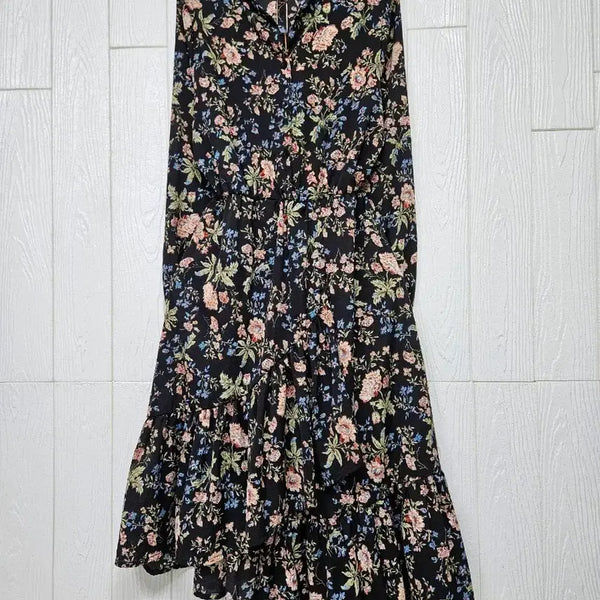 [BUNJANG] Asymmetric Hem Wrap Dress / 랩치마언발원피스