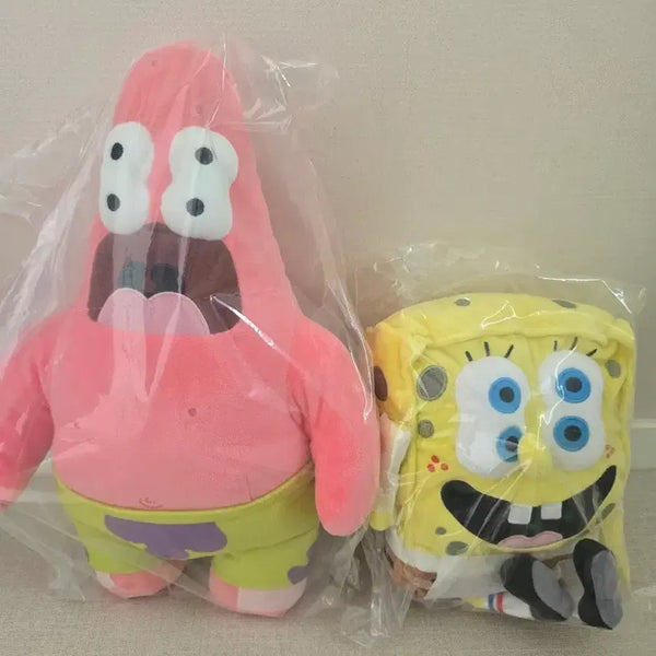 [BUNJANG] Uniqlo SpongeBob Patrick Star Plush Set / 유니클로 스펀지밥 뚱이 인형