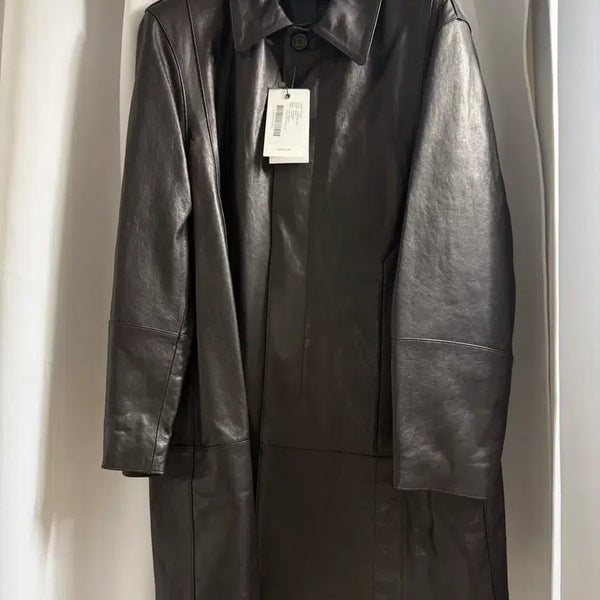 [BUNJANG] YOUTH Leather Car Coat Black 26ss / [S] 유스 레더 카코트 블랙 26ss