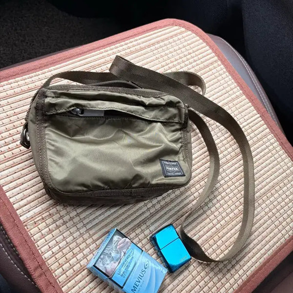 [BUNJANG] Porter Unisex Crossbody Bag Khaki / (정품) 포터 가방 크로스백 카키색상