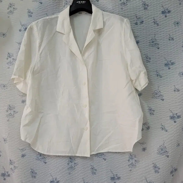 [BUNJANG] Women's South Korean Style Long Sleeve Blouse / 남방