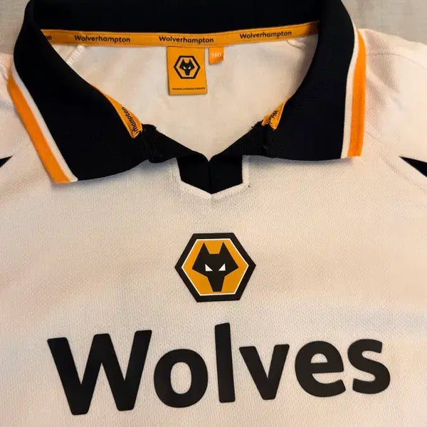 [BUNJANG] Wolverhampton Hwang Hee-chan 11 White Polo Replica Jersey (2XL) / 울버햄튼 황희찬 11 화이트 폴로 유니폼 110(2XL)