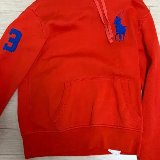 [BUNJANG] Polo Ralph Lauren Big Pony Hoodie Red / 폴로 빅포니 후드티 레드