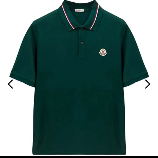[BUNJANG] Moncler Patch Logo Polo T-Shirt / [몽클레어] 패치로고 폴로 티셔츠