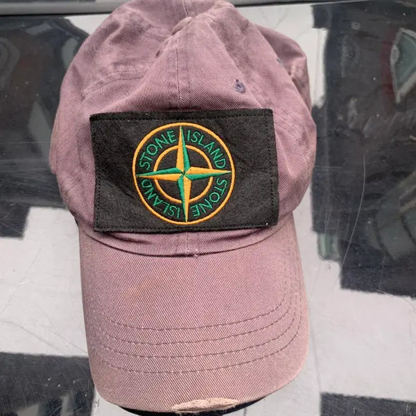 [BUNJANG] Stone Island Purple Cotton Cap / 스톤아일랜드 볼캡 퍼플