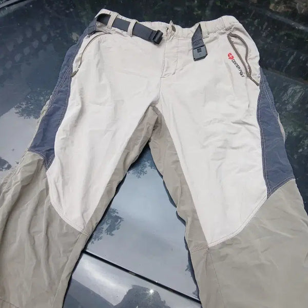 [BUNJANG] Centerpole Men's Cargo Shorts Beige / 센터폴 남성 카고 반바지 베이지