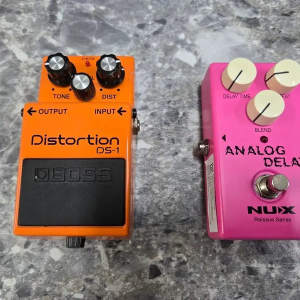 [BUNJANG] BOSS DS-1 Distortion & NUX Analog Delay Effect Pedals / 보스 디스토션, NUX 딜레이 이펙터