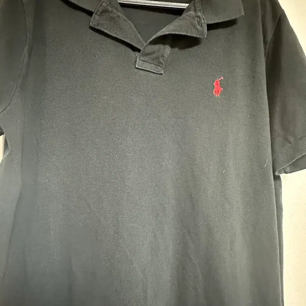 [BUNJANG] Polo Ralph Lauren Black Polo Shirt / 폴로랄프로렌 블랙 카라티 폴로티