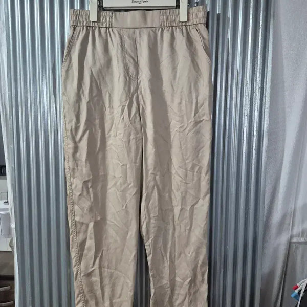 [BUNJANG] 77 Size Women's Beige Slacks Pants / 77 송지오 여성 베이지색 팬츠