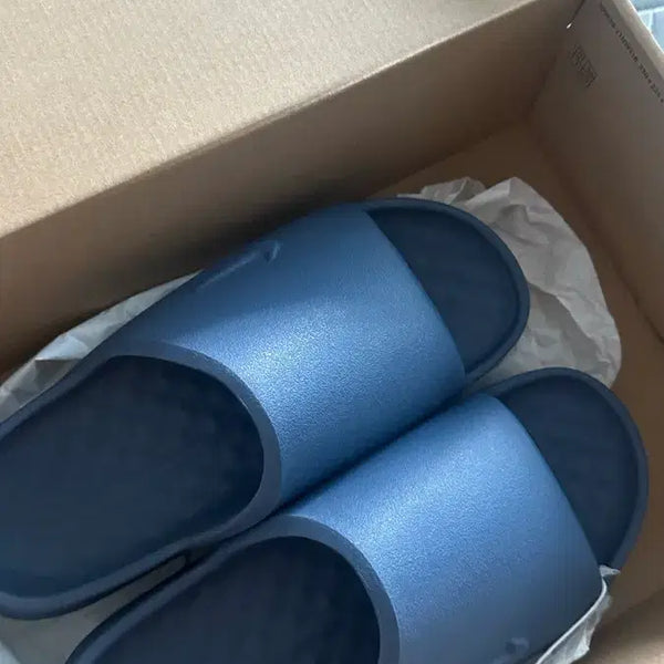[BUNJANG] Nike Calm Slide Sandals Navy / 나이키 캄 슬라이드 새상품