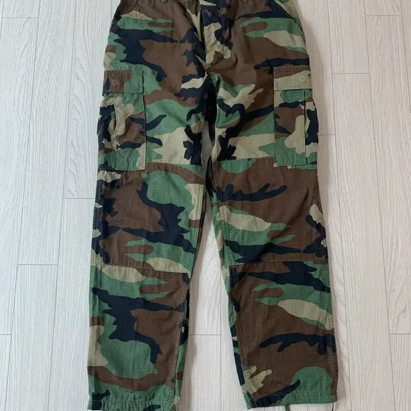 [BUNJANG] US Military Woodland BDU Pants MR / 미군 우드랜드 BDU 팬츠 MR ( 3계절용)