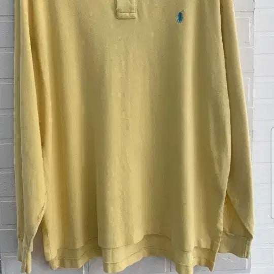 [BUNJANG] Polo Ralph Lauren Yellow Sweatshirt L / 급처]  폴로랄프로렌 엘로우맨투맨.  L