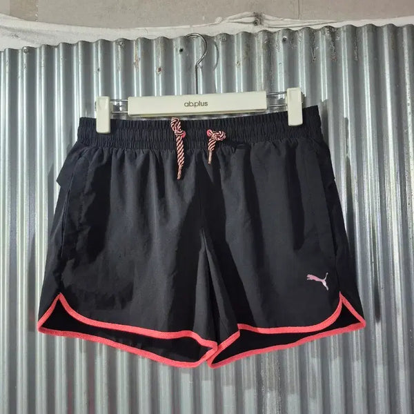 [BUNJANG] Puma Women's Running Shorts - Black/Pink / S 푸마 여성 런닝 쇼츠 블랙 핑크 배색