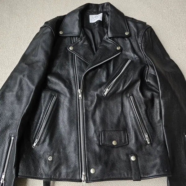 [BUNJANG] LOFI Cowhide Rider Jacket XL / LOFI 소가죽 라이더 자켓 XL