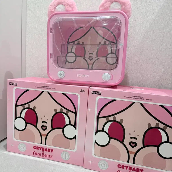 [BUNJANG] Pop Mart Cry Babies Care Bears Series TV Luminous Display Box / 팝마트 크라이베이비 케어베어스 시리즈 TV 루미너스 디스플레이 박스