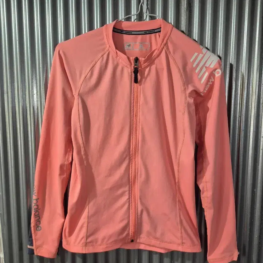 [BUNJANG] New Balance Women's Zip-Up Rash Guard Coral / 90 뉴발란스 여성 집업 래쉬가드 코랄