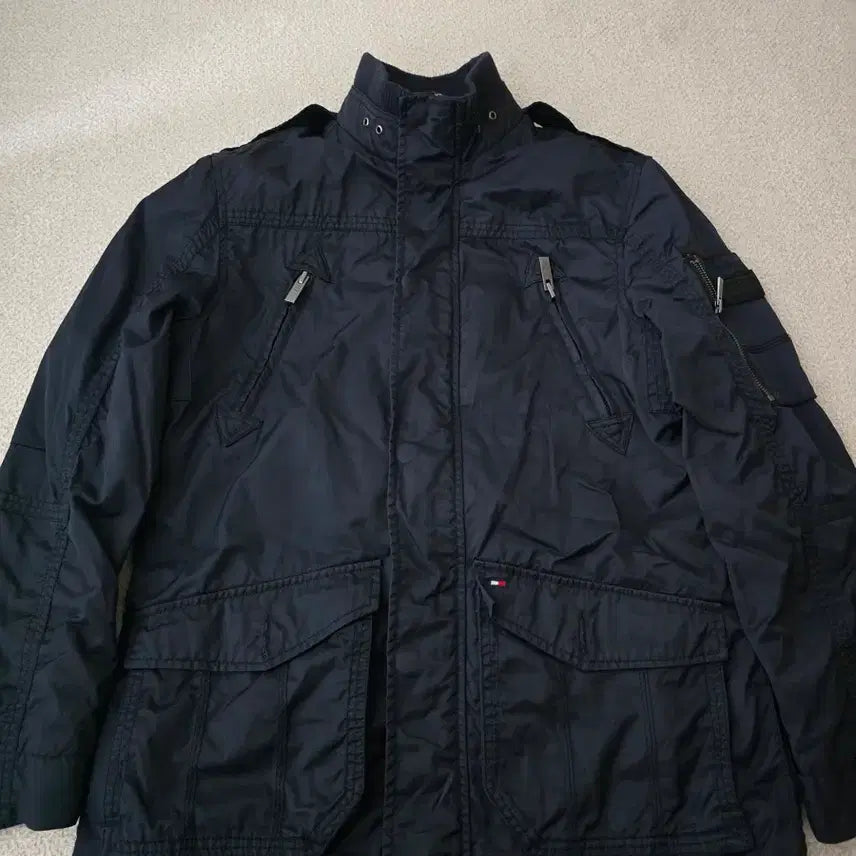 [BUNJANG] Tommy Hilfiger Navy Field Jacket M (100) / 타미힐피거 네이비 필드 자켓 M 100