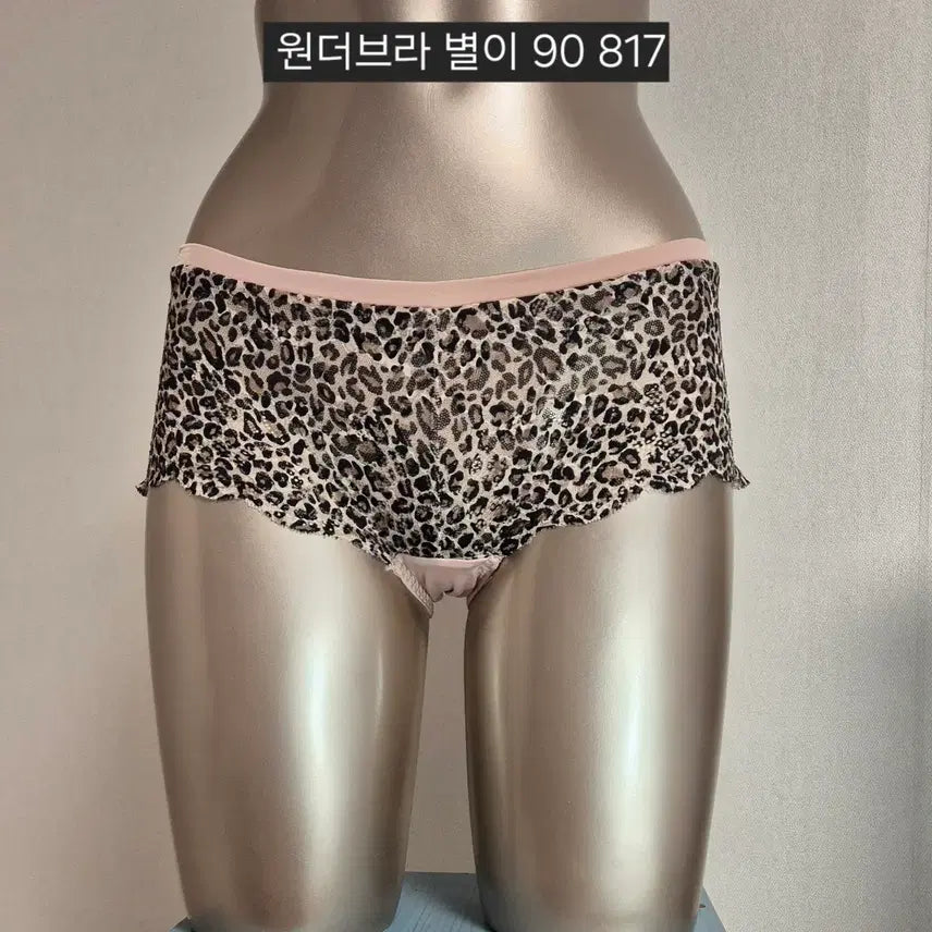 [BUNJANG] Wonderbra Leopard Panty (Size 90) / 중고 여성 팬티 원더브라 레오파드 팬티 90