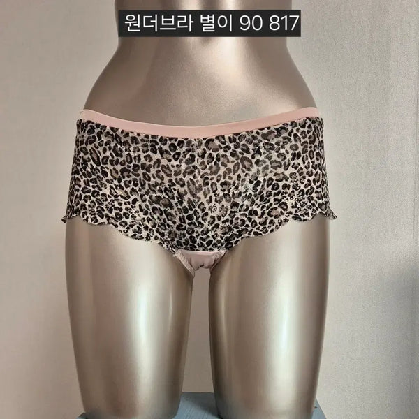 [BUNJANG] Wonderbra Leopard Panty (Size 90) / 중고 여성 팬티 원더브라 레오파드 팬티 90