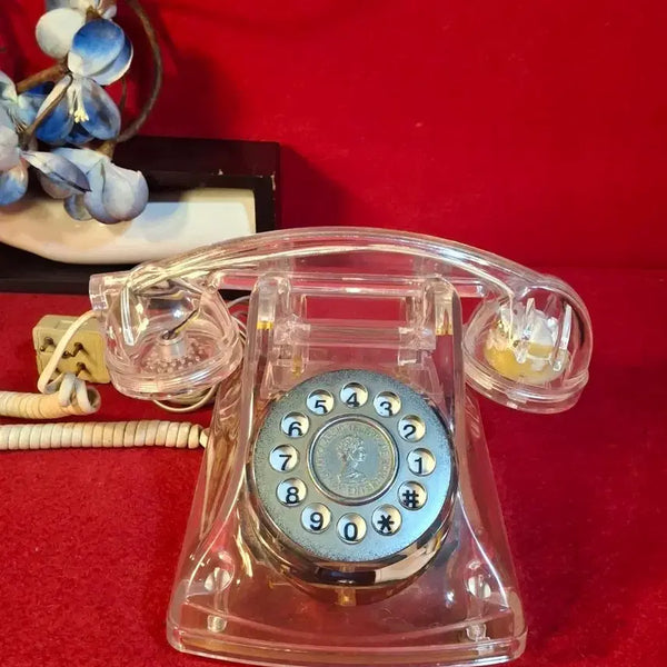 [BUNJANG] Dongnam Electronics Translucent Rotary Phone / 국산 동남전자 누두전화기