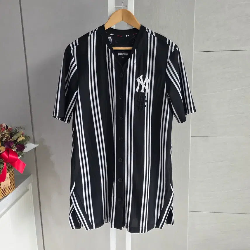 [BUNJANG] New York Yankees Stripe Jersey / 뉴욕 양키스 스트라이프 저지