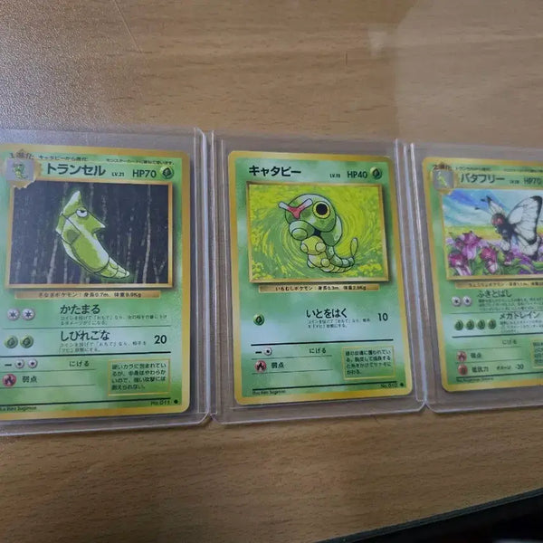 [BUNJANG] Pokemon Old Back Butterfree Evolution Set / (포켓몬) 올드백 버터풀 진화세트
