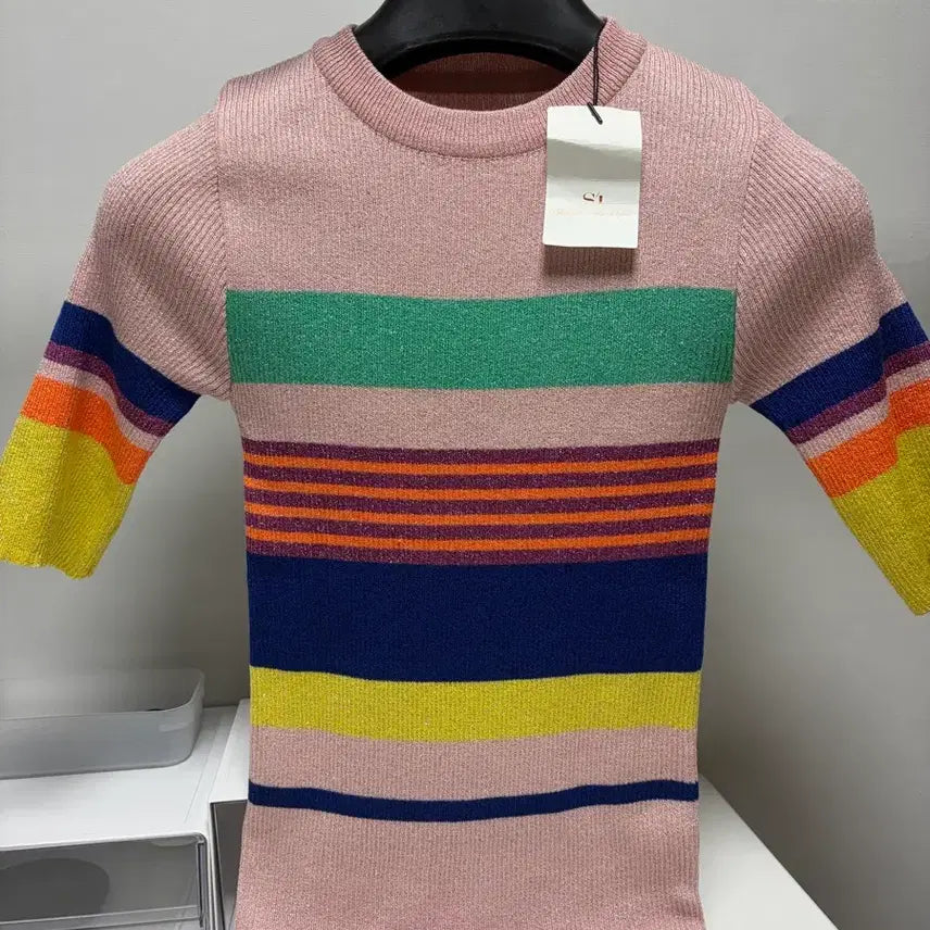 [BUNJANG] SI Stripe Knit Sweater / 새제품) S'1 스트라이프 니트