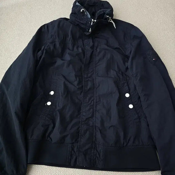 [BUNJANG] Tommy Hilfiger Navy Windbreaker Jacket XL / 타미힐피거 네이비 바람막이 자켓 XL