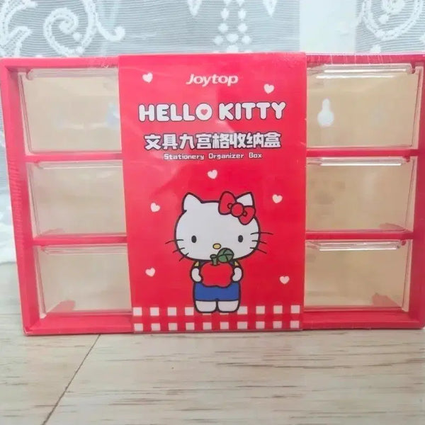 [BUNJANG] Hello Kitty 3-Tier Storage Organizer / 헬로키티 수납함 3단 정리함