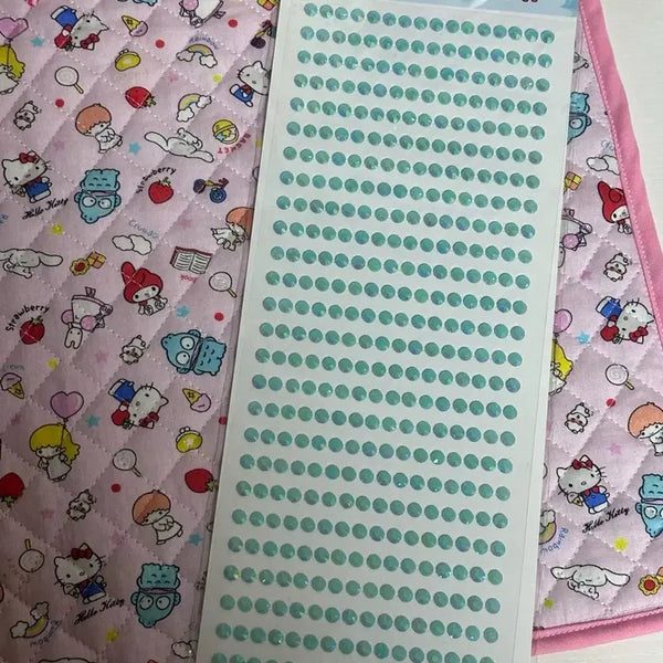 [BUNJANG] Vintage Mint Cubic Sticker / 고전 문구 민트 큐빅 스티커