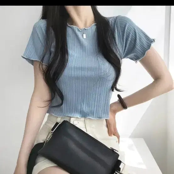 [BUNJANG] Summer Short-Sleeve T-Shirt (Sora, Black, White, Pink) / 여름 반팔 소라/블랙/화이트/핑크 새상품 에이블리 지그재그