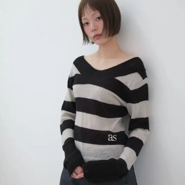 [BUNJANG] AZONE Sleeve Knit / 애즈온 슬리브 니트