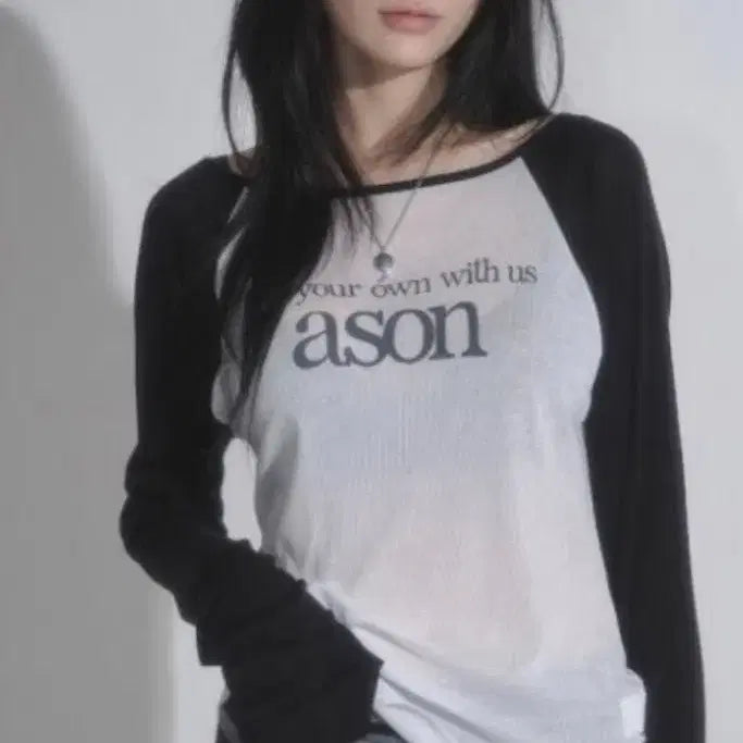 [BUNJANG] AZON Raglan Long Sleeve T-Shirt / 애즈온 슬리브