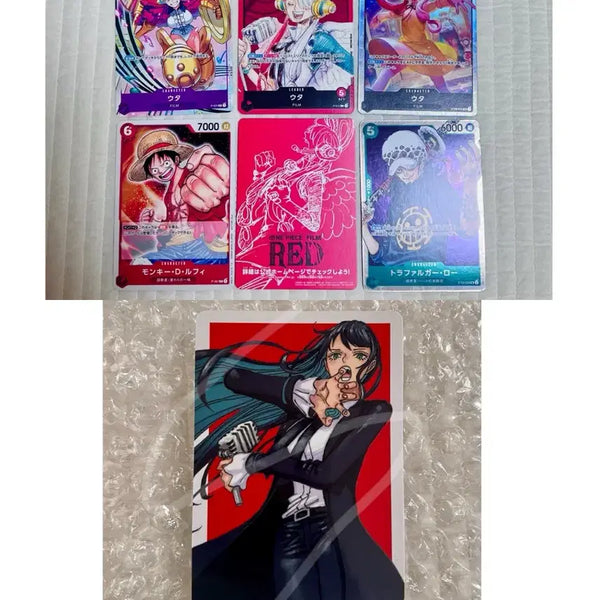 [BUNJANG] One Piece Film Red Uta's Song ADO Card Bundle Set / 일괄)원피스 필름레드 한정 우타의 노래 ado 아도 카드 우타 프로모 둥 루피 로우 게임카드굿즈