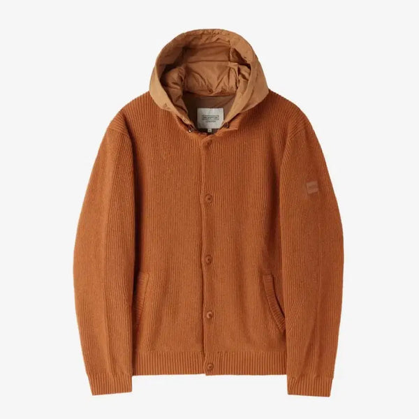[BUNJANG] Brompton London Hooded Knit Cardigan / 브롬턴 런던 후드니트 가디건