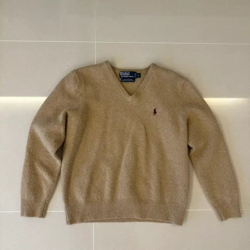 [BUNJANG] Polo Ralph Lauren Lambswool V-Neck Knit Sweater / 폴로 램스울 브이넥니트