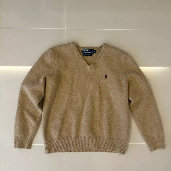 [BUNJANG] Polo Ralph Lauren Lambswool V-Neck Knit Sweater / 폴로 램스울 브이넥니트