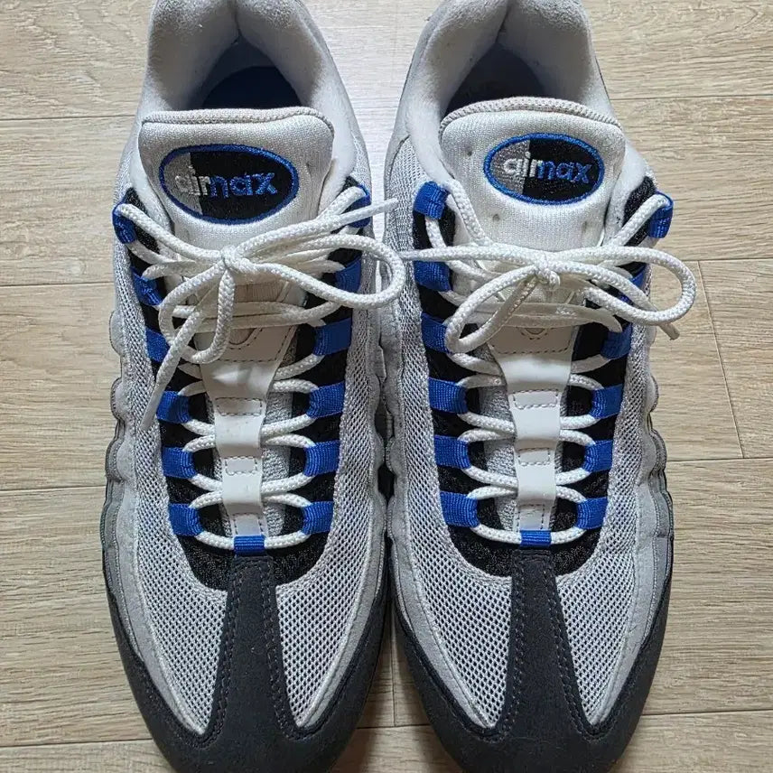 [BUNJANG] Nike Air Max 95 OG Cool Grey Blue Spark / 나이키 에어맥스 95 OG 쿨 그레이 블루 스파크 290