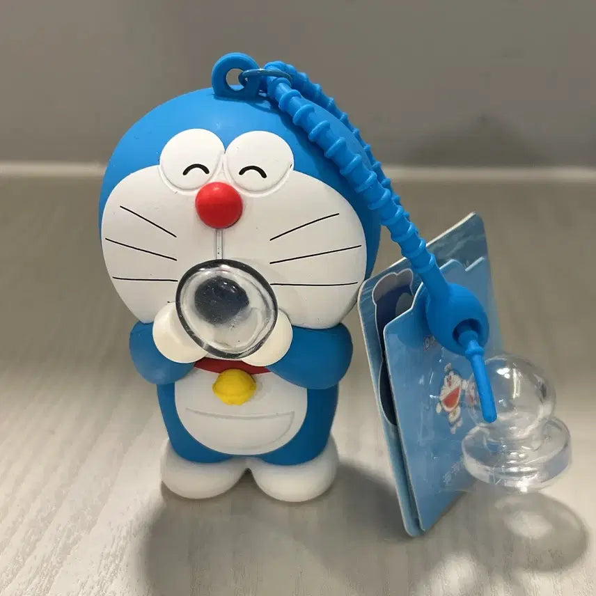 [BUNJANG] Authentic Doraemon 12cm Inflatable Balloon Gum Silicone Keychain Figure / 정품 BIG 도라에몽 부풀어오르는 비눗방울 / 풍선 껌 실리콘 12cm 피규어 키링