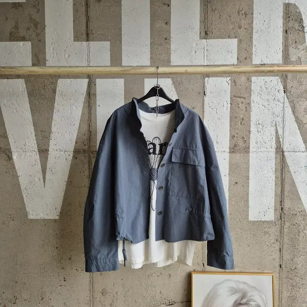 [BUNJANG] Transitional Season Loose Fit Blouson Jacket / 간절기 루즈핏 블루종 자켓