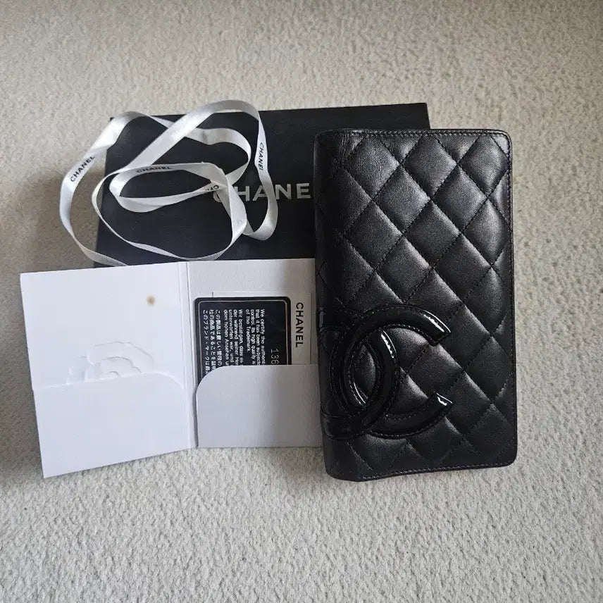 [BUNJANG] Chanel Classic Wallet Black Lambskin / 정품 샤넬깜봉장지갑