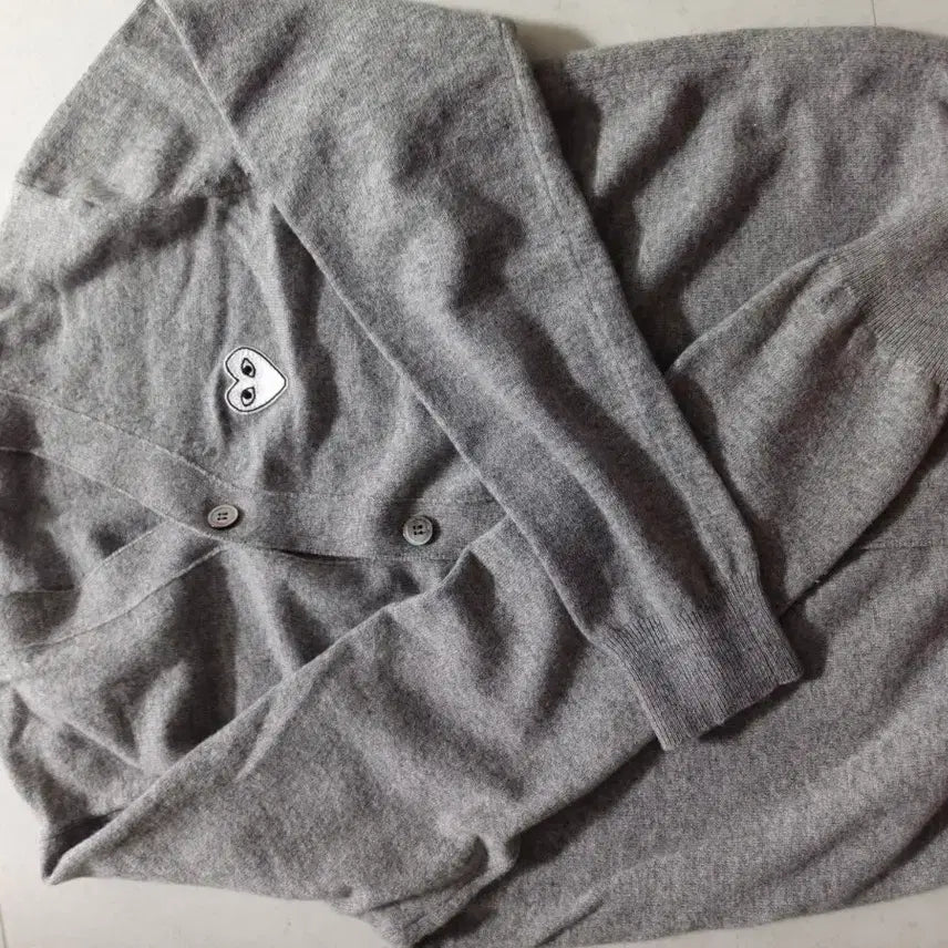 [BUNJANG] Comme des Garçons Heart Logo Cardigan XL / 꼼데 가디건 xl