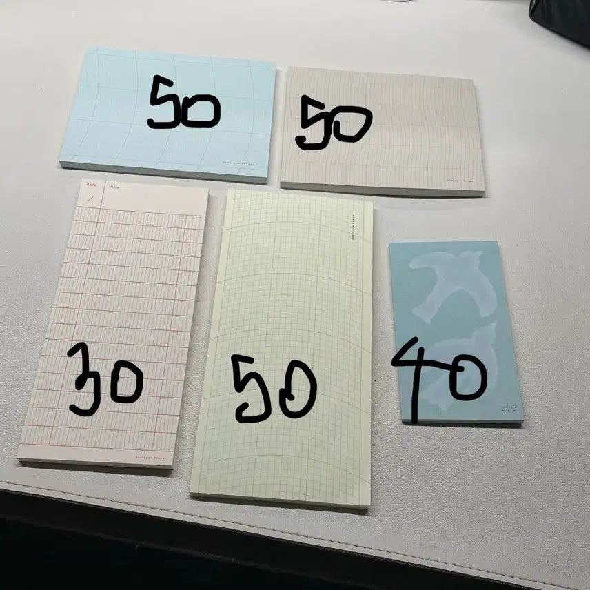 [BUNJANG] Analog Keeper Memo Pad Bundle Set / 아날로그키퍼 메모지 메모패드 체크리스트 일괄판매