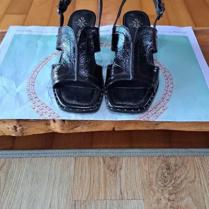 [BUNJANG] Nine West Black Sandals / 나인웨스트 샌달 230 1번착용 상태최상