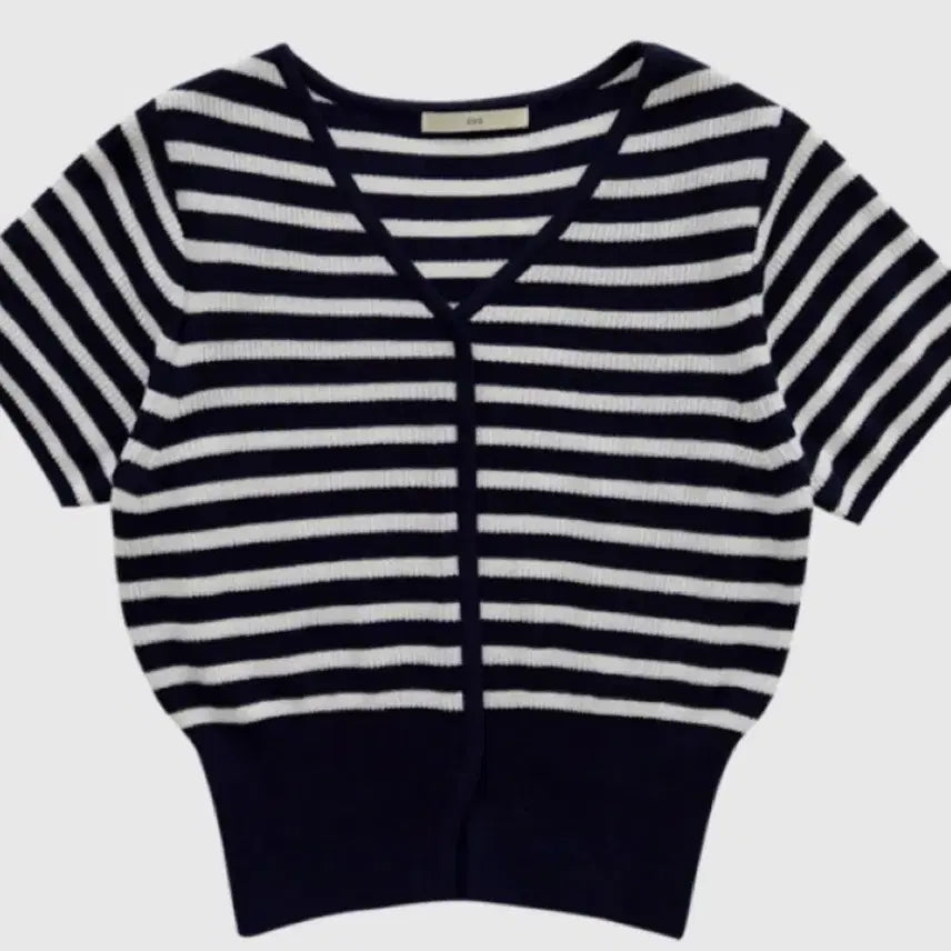 [BUNJANG] Ods Stripe Short Sleeve Knit / Ods 스트라이프 반팔 니트 FRESCO KNIT