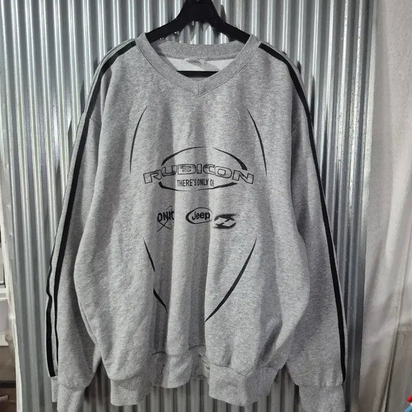 [BUNJANG] Jeep Graphic Sweatshirt Grey XL / XL 지프 맨투맨 그레이